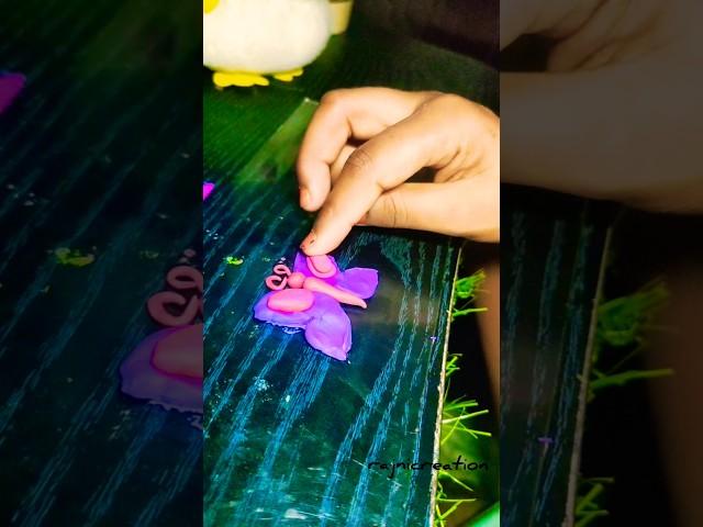 Beautiful butterfly  art with Modelling Clay ‍