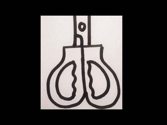 Scissors drawing #whatsapp #shorts #tiktokvideo #artandcraft #homemadecraft #cutting