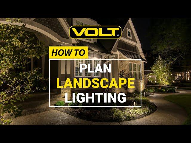 How to Install Landscape Lighting - Start With a Plan