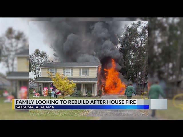 Satsuma family looks to rebuild after house fire