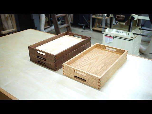 Making wood serving tray