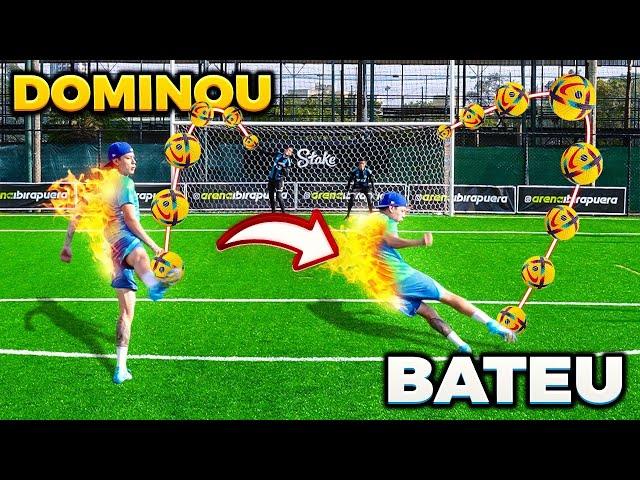 DOMINOU, BATEU!! (O VÍTOR JOGOU MUITO COM A CHUTEIRA NOVA )