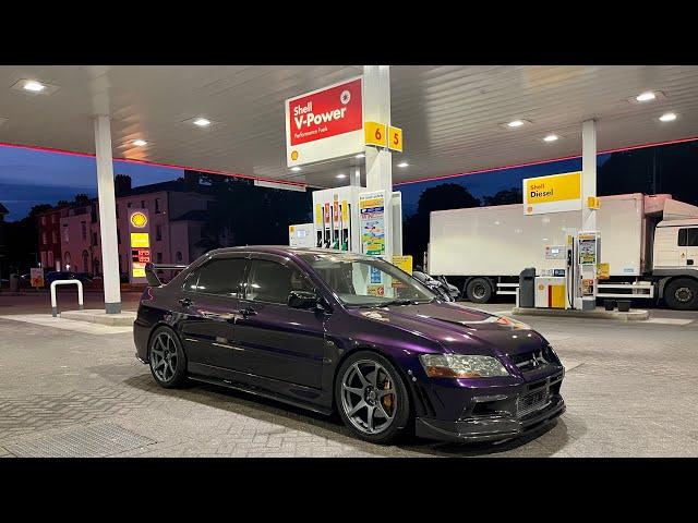 Tomei exhaust on Evo 7 sounding epic! #jdm #car #shorts #evos #show #driving #exhaust #carwrap