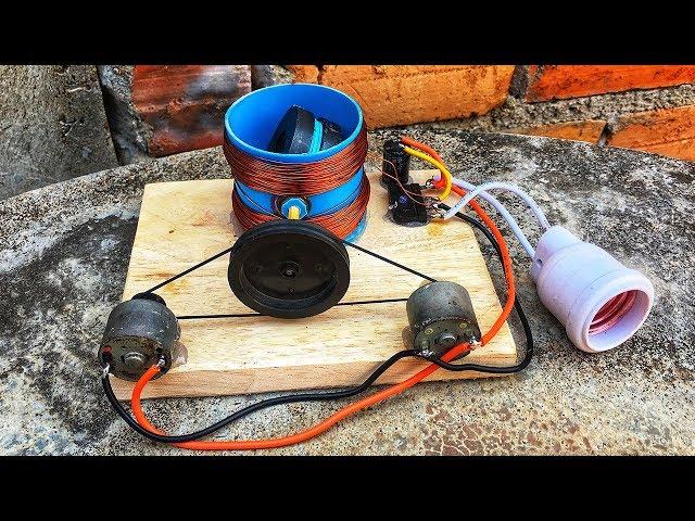 Electric 100% free energy motor kit with magnet 2019 diy science experiment project