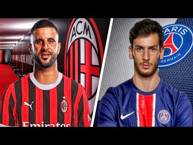 AC Milan Eye Walker Move! , PSG Target Kvaratskhelia , Messi Returning to Barcelona?  Plus More!