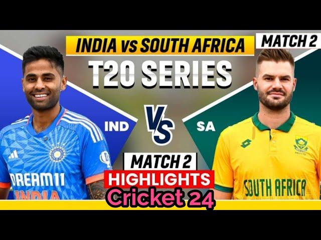 IND Vs SA 2nd T20 - Cricket 24 With Memerish Bhai Gaming