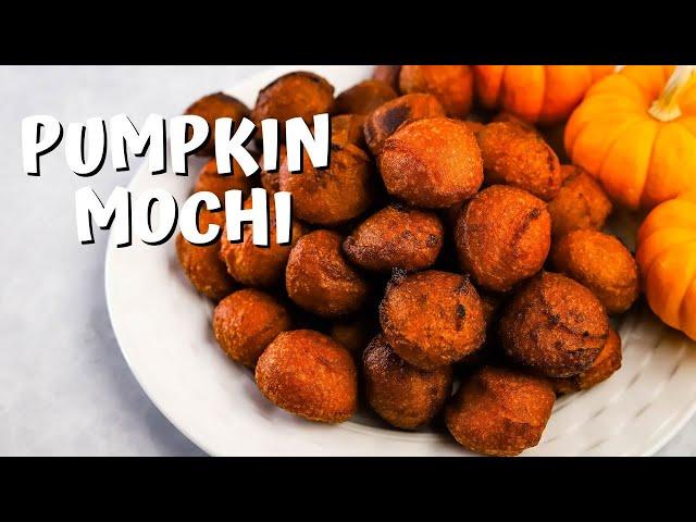 How to make pumpkin mochi, the perfect fall treat