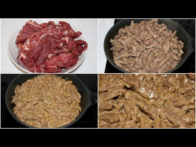БЕФСТРОГАНОВ ИЗ ЛЮБОГО МЯСА ГОВЯДИНЫ, КАК ПРИГОТОВИТЬ БЕФСТРОГАНОВ С ЛУКОМ И ЧЕСНОКОМ, РЕЦЕПТЫ СО СМ
