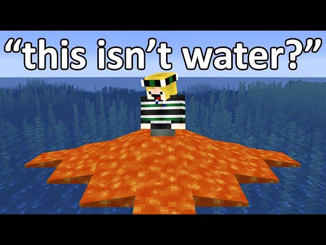 Minecraft if players NEVER did ANYTHING RIGHT