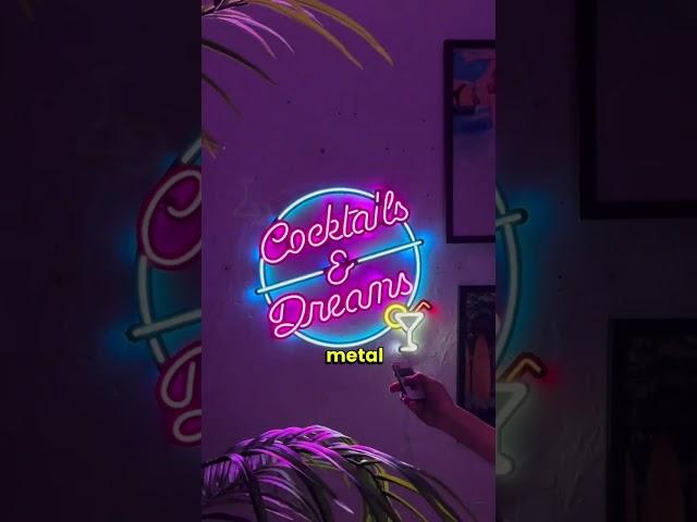 Cocktails & Dreams for Cafes & Bars #hoagard #neon