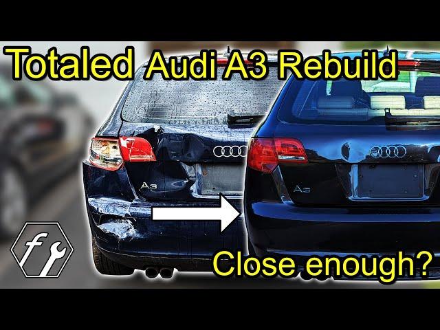 Rebuilding a TOTALED Audi A3 - Part 2: Putting it back together!