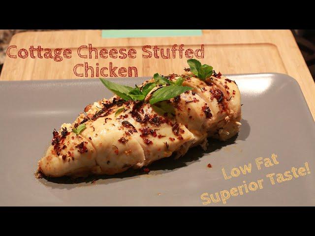 All Your Muscles Need! (Cottage Cheese Stuffed Chicken Recipe!)