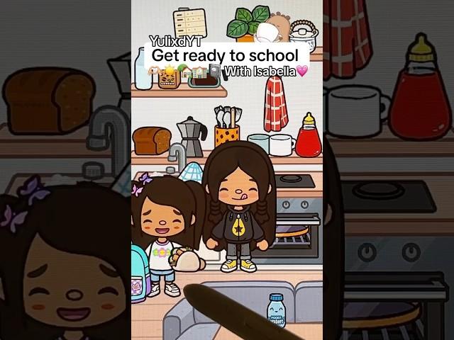 Get ready to school with Isabella️ #tocaboca #aesthetic