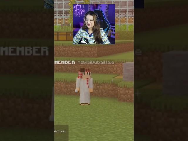 Habibi Come To McFleet  #hindkasitara #habibi #minecraft #mcfleet #srishtiplayz #gaming #funny