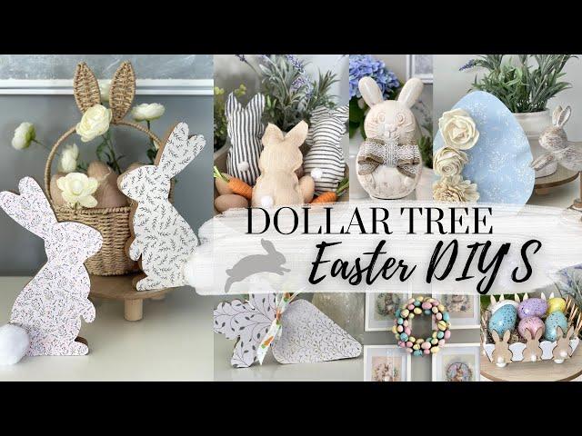 DOLLAR TREE Easter 2024 DIYs | Easy High End Easter Dollar Tree DIY | Easter and Spring Decor 