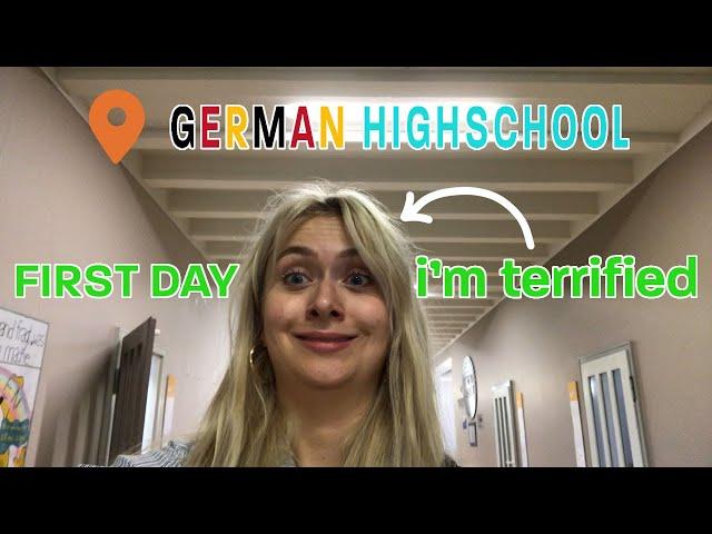 FIRST DAY OF GERMAN HIGH SCHOOL AS AN AMERICAN *scary*