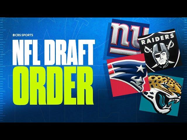 UPDATED 2025 NFL Draft Order: Giants have 1st overall pick after suffering 12th loss