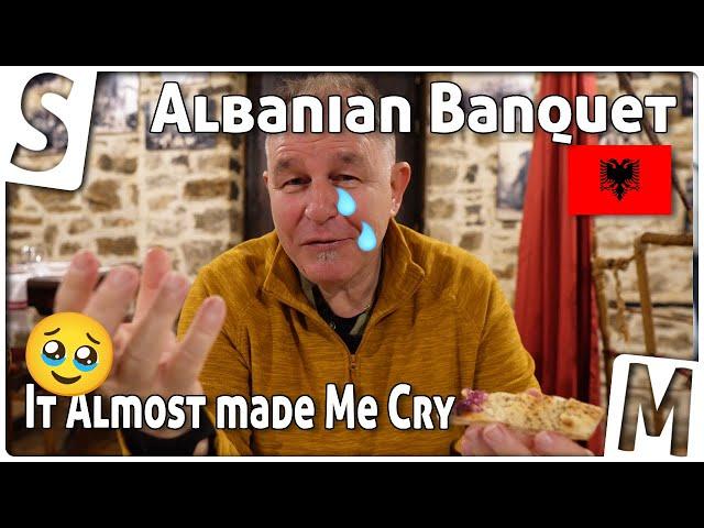 FOOD so GOOD it made me CRY - Albanian FEAST to Remember  ️