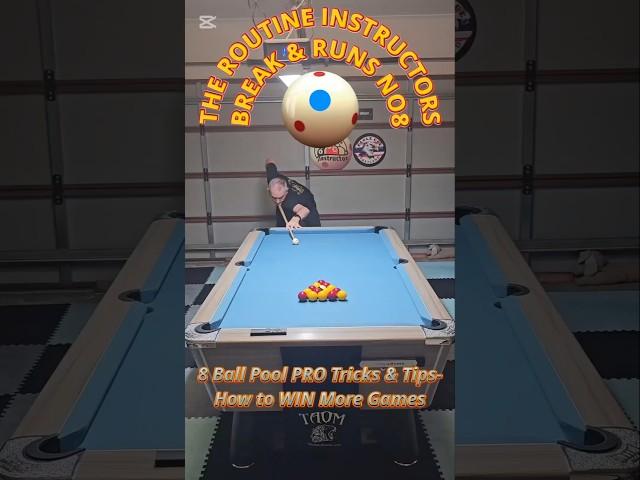 "How to RUN RACKS in 8 Ball Pool – Pro Strategy & Cue Ball Control!" #shorts