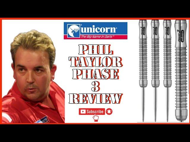 Unicorn Phil Taylor Phase 3 Review #darts #180 #tungsten #pdctv #dartsport #dartsb#philtaylor