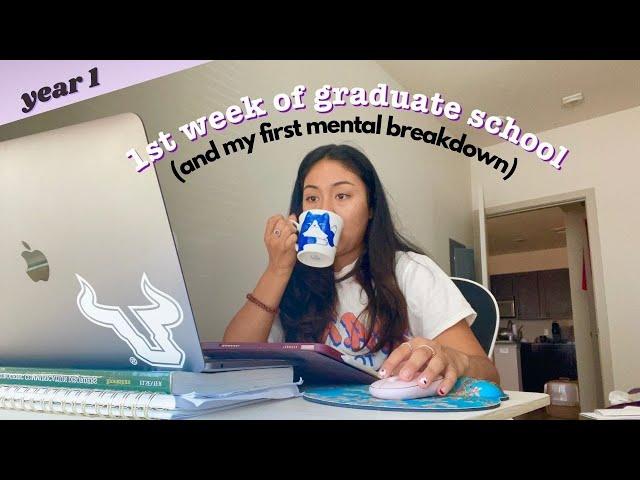 My First Week of Grad School - SLP Vlog 1