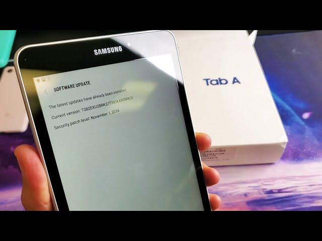 Galaxy Tab A: How to do a Software Update