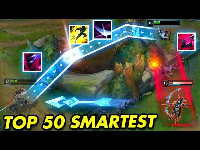 TOP 50 SMARTEST LEAGUE OF LEGENDS CLIPS OF 2023!