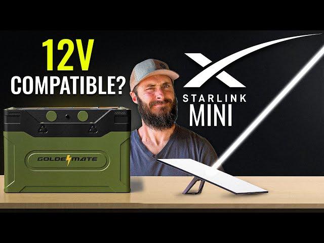 Starlink Mini Review: Can it be powered with a 12v battery?