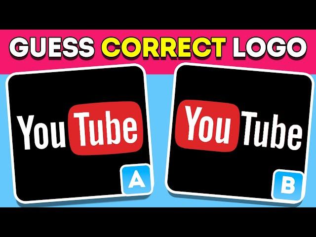 Guess Correct Logo | Logo Challenge | 24 Easy, Medium, Hard Levels