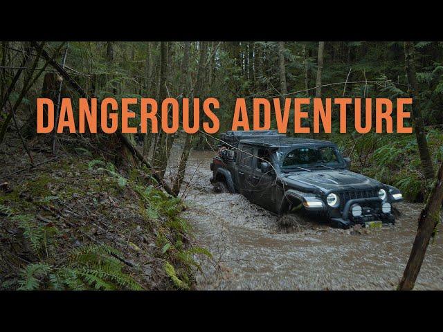 DANGEROUS Off-Road Adventure After Storm | Jeep Gladiator & Toyota 4Runner