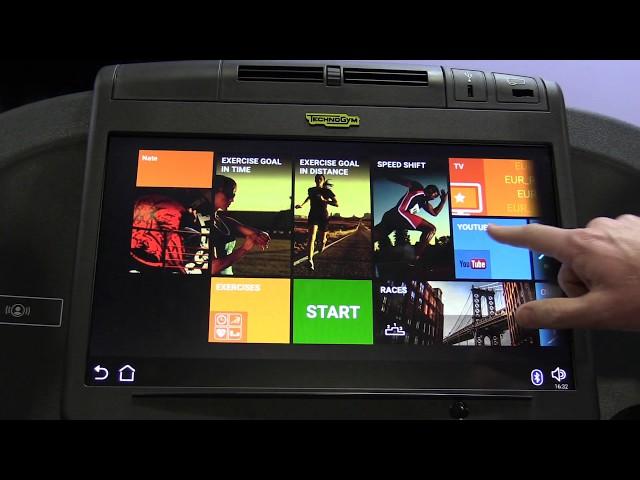 Technogym UNITY 3.0 in-depth demo including RFID login