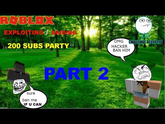 Roblox Exploiting - Music Video Trolling Part 2