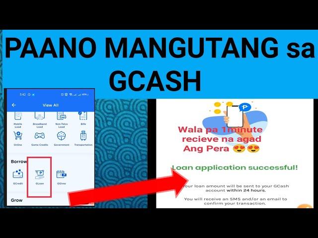 Paano mag loan or mangutang sa gcash | paano Umutang gamit Gcash