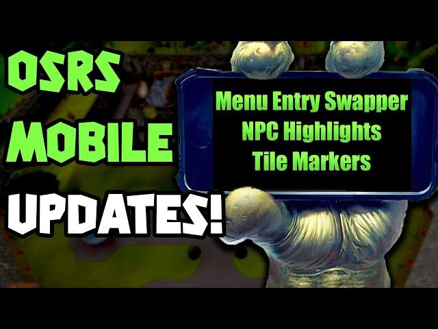 OSRS Mobile got NEW Plugins! (OSRS Mobile Update)