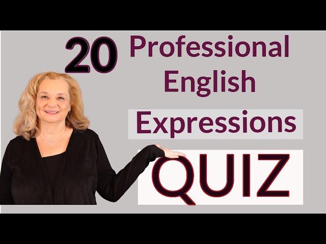 20 Business English Expressions for Fluent English