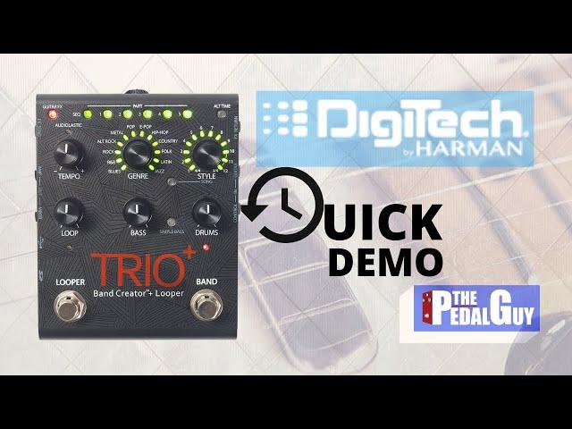 ThePedalGuy Presents the Digitech Trio Plus Looper and Band Creator Pedal Quick Start