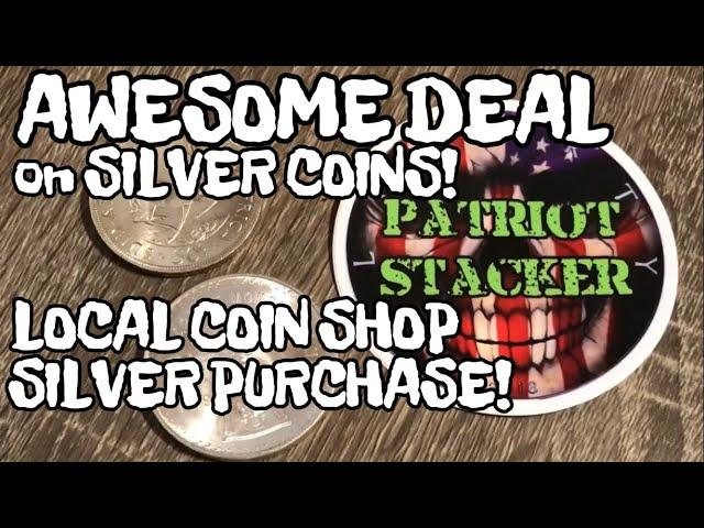 AWESOME DEAL ON SILVER COINS! Local Coin Shop Silver Purchase!