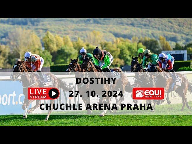 ŽIVĚ  | dostihy Chuchle Arena Praha – 27. 10. 2024