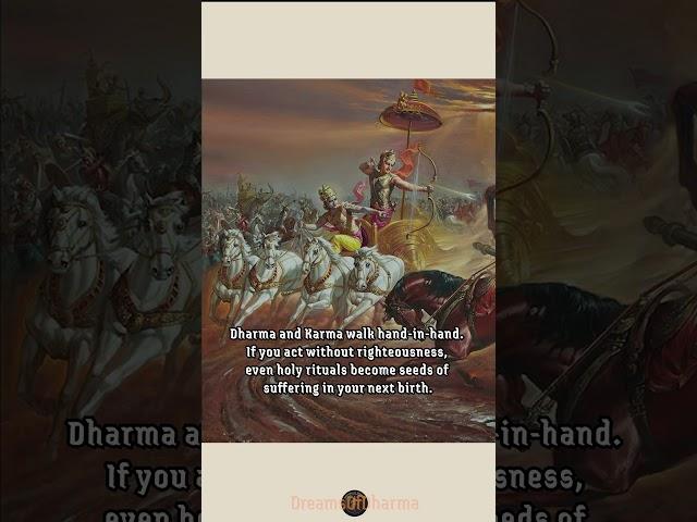 Dharma and Karma Walk Hand-in-Hand | DreamsOfDharma