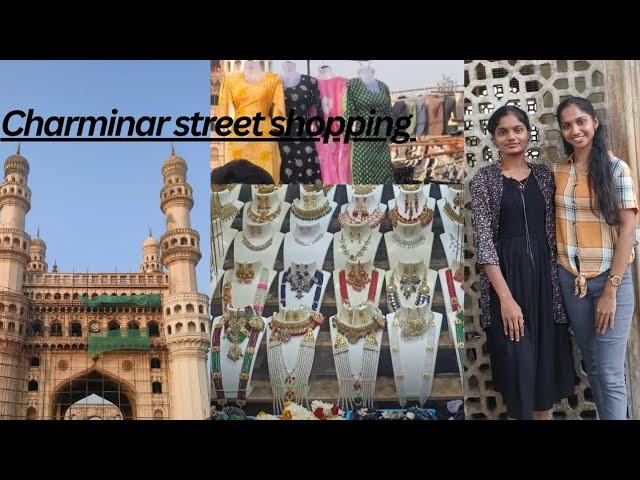 charminar street shopping ️/cheapest items/family#charminar #family #trip ##vlog