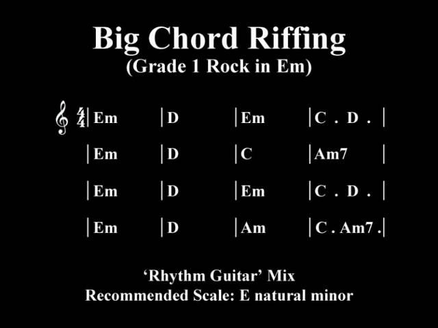 RGT Gr1 - Big Chord Riffing - Rhythm Guitar Mix