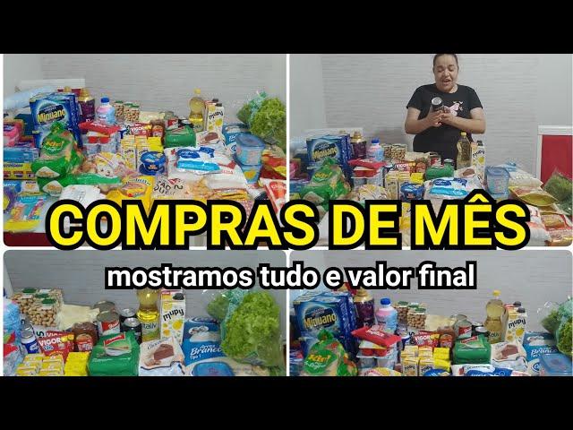 COMPRA DO MÊS COMPLETA NO ATACADAO DE MOGI DAS CRUZES-SP/ QUANTOS GASTAMOS