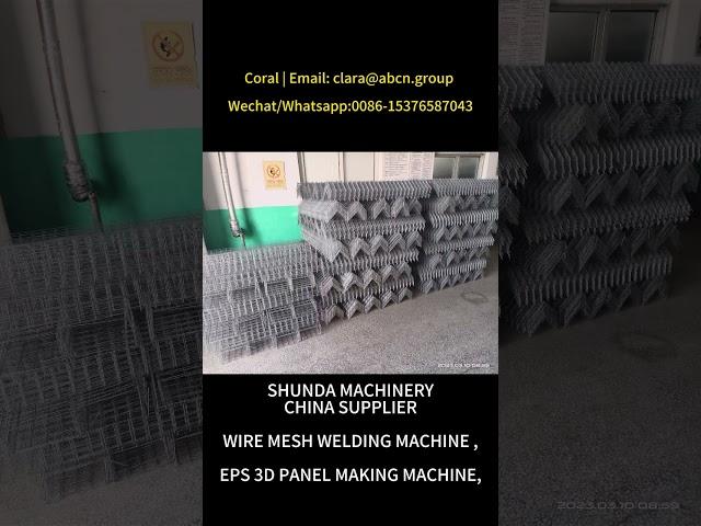 İnşaat Binası EPS 3D Panel Makinesi Strafor 3D Duvar Paneli Tel örgü Kaynak Üretim Hattı