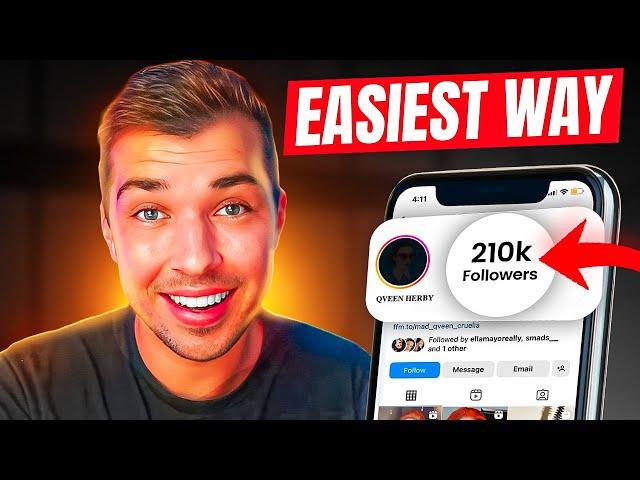 EASIEST Way to get Instagram Followers - Cheap & NO Effort