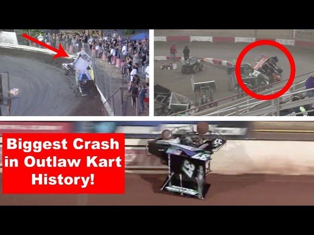 Worst Outlaw Kart Crashes Ever Part 2! (Compilation)