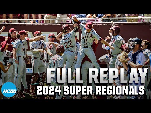 Florida State vs. UConn: 2024 NCAA baseball super regionals Game 2 | FULL REPLAY