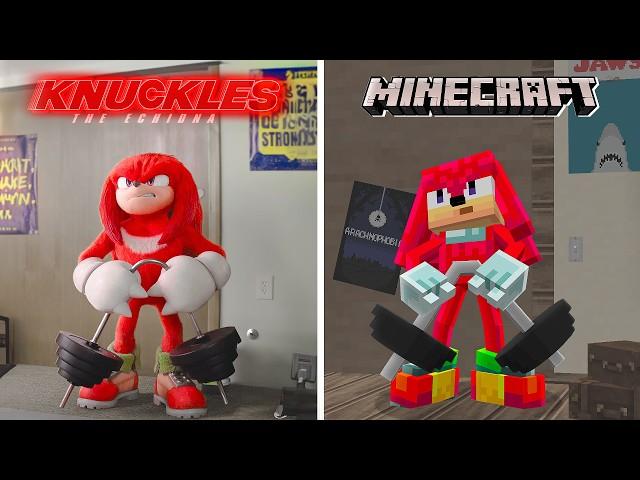 I Remade SONIC and KNUCKLES Trailer In Minecraft