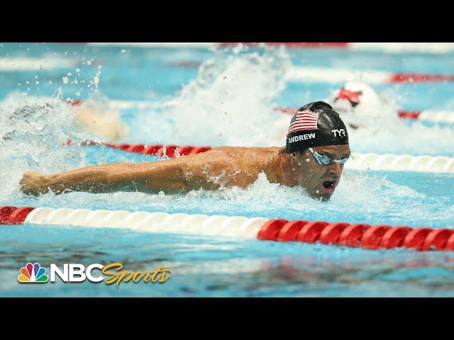 Michael Andrew sets 100 fly event record at 2021 TYR Pro Swim Series | NBC Sports