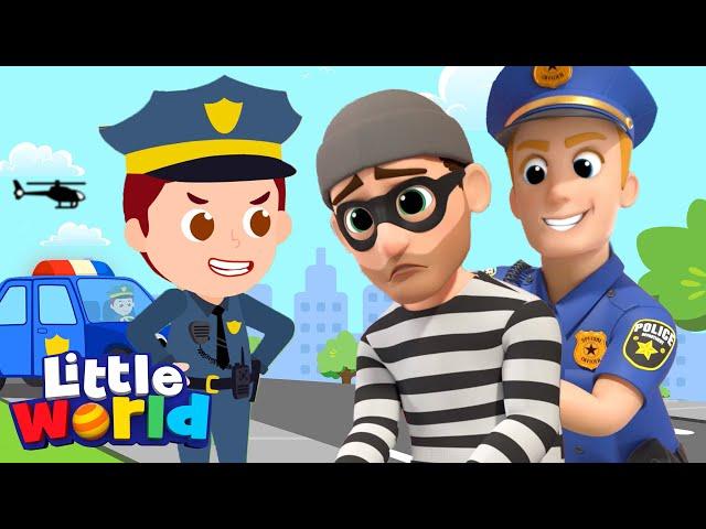 Policeman Keeps Us Safe |  Little World - Kids Songs & Nursery Rhymes