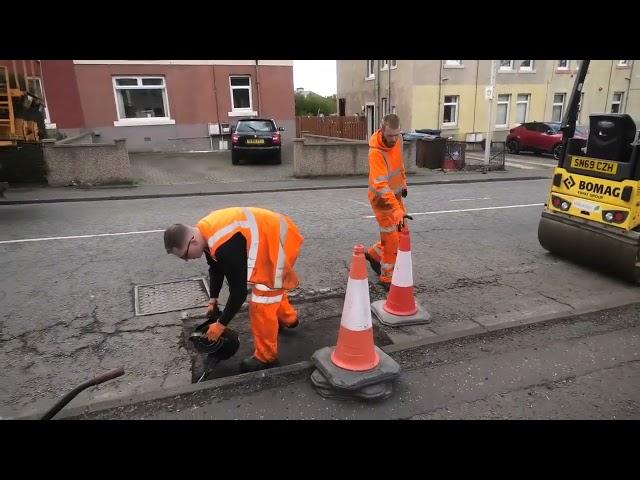 See Midlothian Council's new Pothole Pro in action